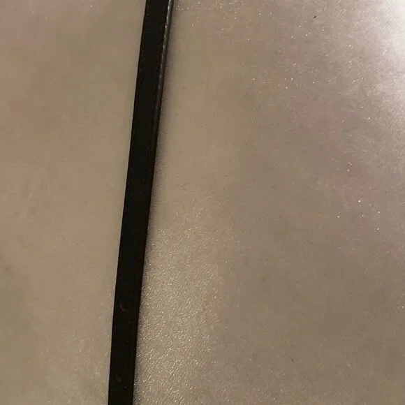 Sexy Little Vintage Leather And Cowhair Western Wallet On Chain Black Brown New - Picture 4 of 13